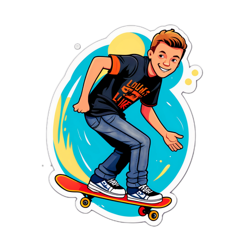 Luke Littler i skateboardparken