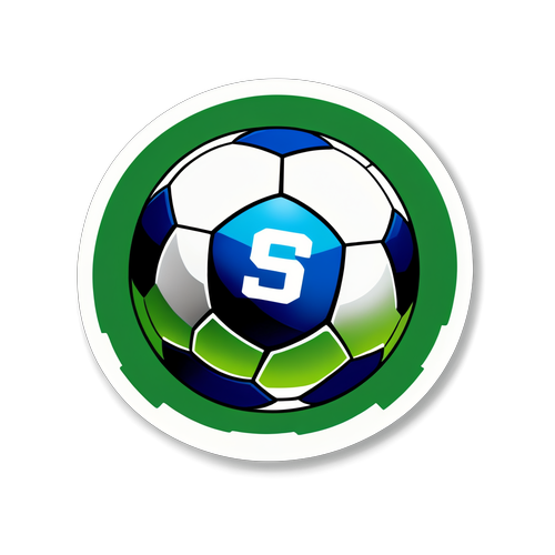 Design cu minge de fotbal pentru meciul Sassuolo - Frosinone