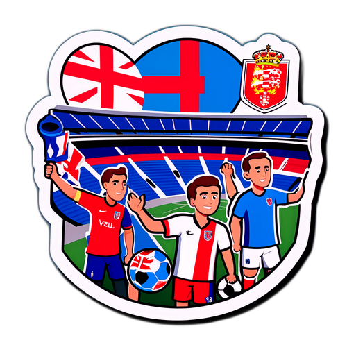 Fani din Anglia și Serbia încurajându-și echipele