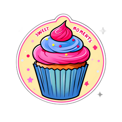 En läcker cupcakes i pastellfärger