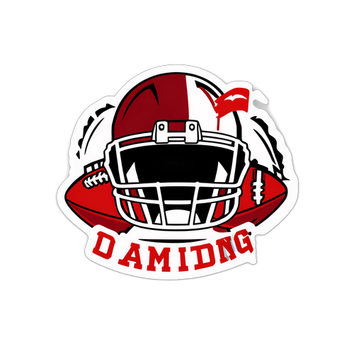 College Football Game Day Spirit Sticker