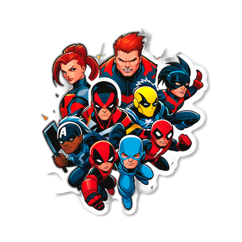 Nálepka s tématem Thunderbolts