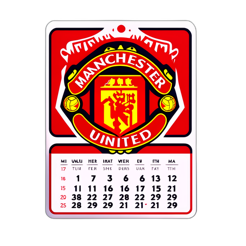 Stika ya Furaha ya Mechi za Manchester United