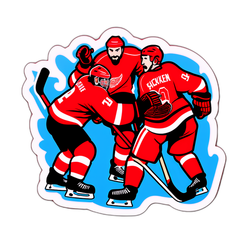 Fierce Hockey Game Sticker