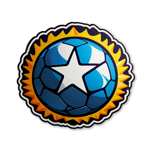 Telstar Logo Sticker