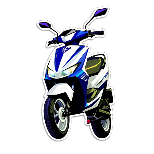 Stiker Scooter Yamaha AEROX ALPHA