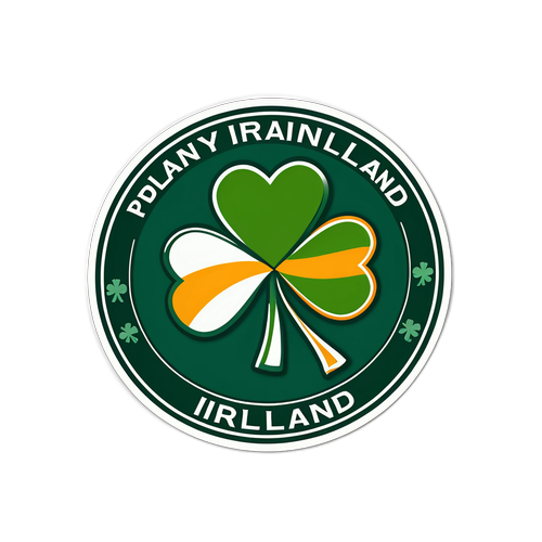 İrlanda Milli Takımı Sticker Tasarımı