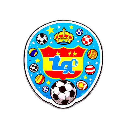 Наклейка с логотипом 'Ла Лиги'