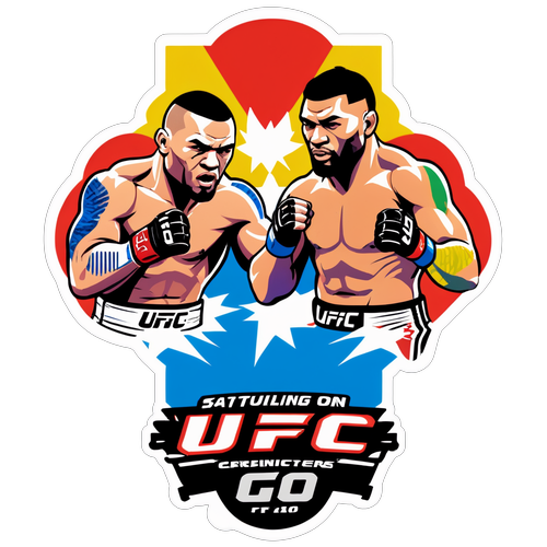 Dynamic UFC 310 Fighters Sticker