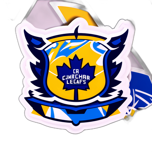 Maple Leafs Hockey Emblem Sticker