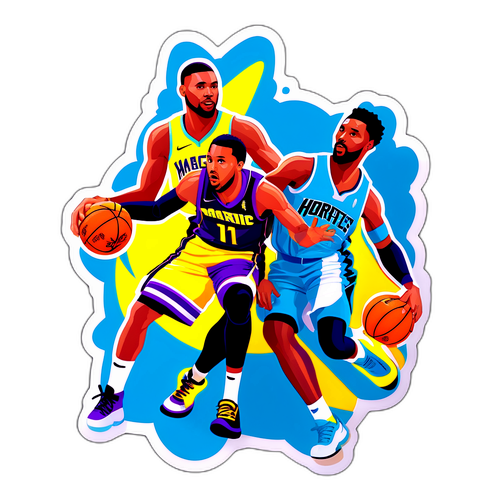 Hornets vs. Magic: Star Players Action Sticker
