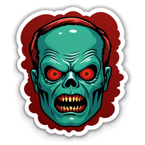 Korkutucu Sticker Tasarımı