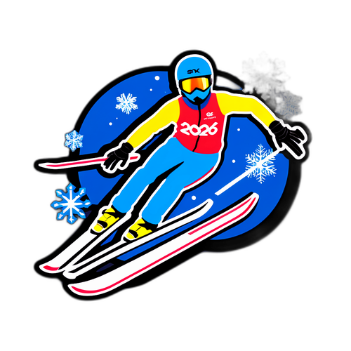 Stiker Selamat Datang Olimpiade Musim Dingin 2026