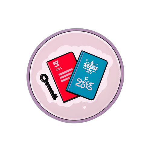 Minimalistische Dagboek Sticker