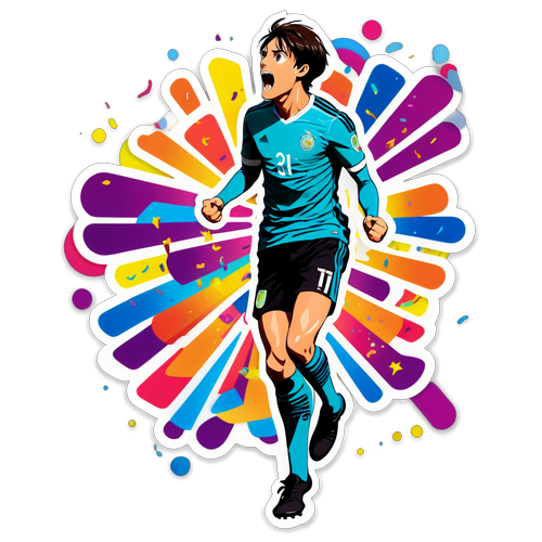 Eren Elmalı Gol Sevinci Sticker