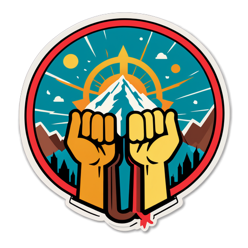 Dayanışma ve Umut Sticker Tasarımı