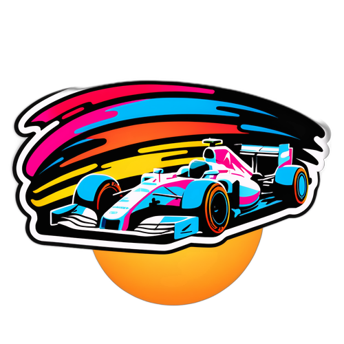 F1 Racing Klistermærke