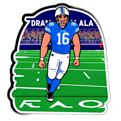 Dylan Raiola Football Sticker