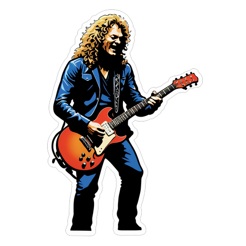 John Sykes Spelar Gitarr