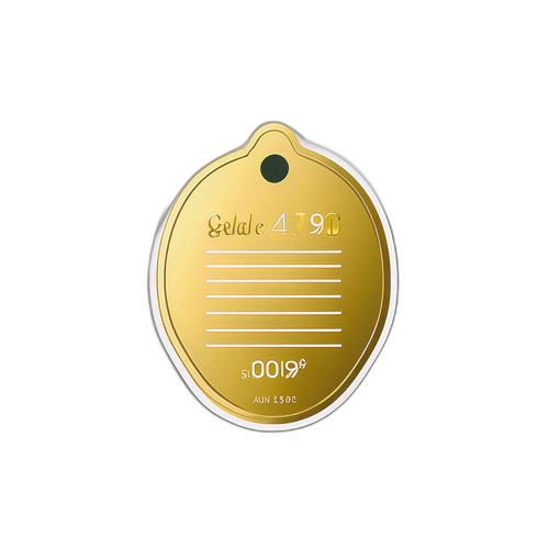 Label Harga Minimalis Antam Emas