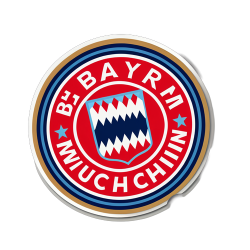 Sticker Đặc Biệt Bayern Munich: Màu Đỏ Rực Rỡ và Biểu Tượng Huyền Thoại!