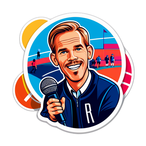 Stylized Joe Buck Sticker