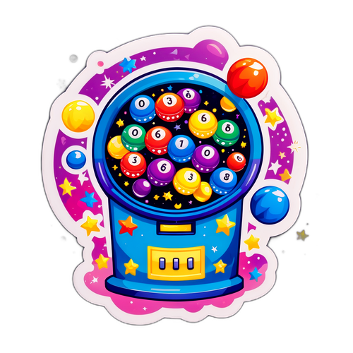 Mahikang Lotto Machine Sticker