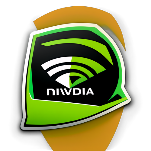 Adesivo Futurista com Logo da Nvidia