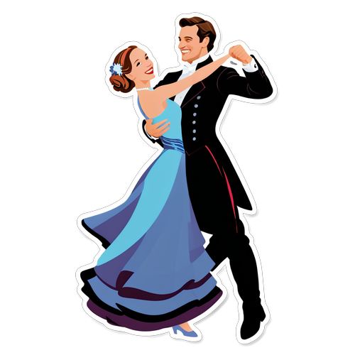Tanzpaar am Wiener Ball