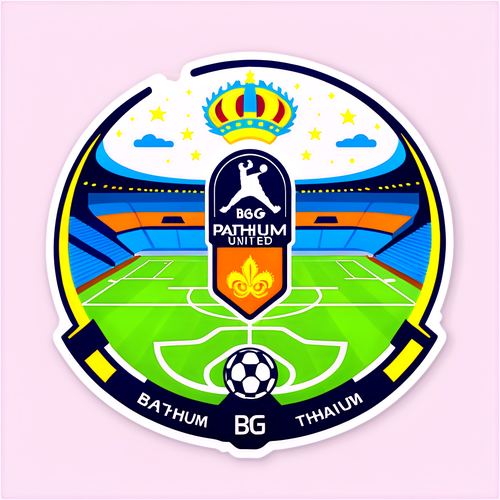 Sticker logo BG Pathum United và Thanh Hóa