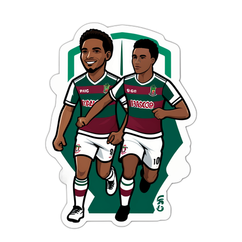 Nhãn dán trận Fluminense vs Vasco