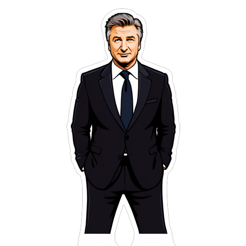 De Onmisbare Filmstickers: Alec Baldwin in Stijl! Ontdek de Perfecte Decoratie voor Filmfans!