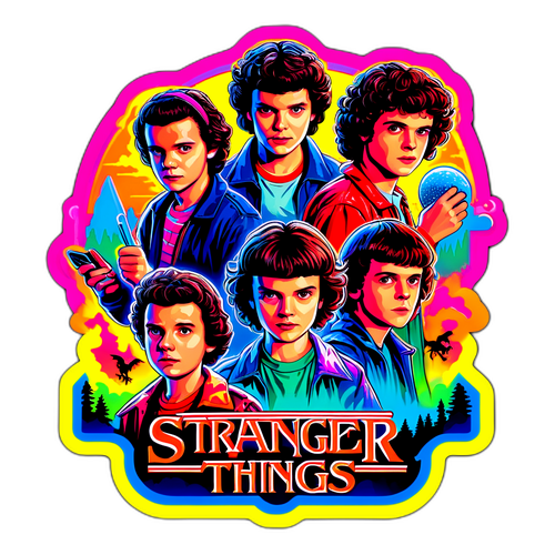 Stranger Things Sæson 5 Sticker
