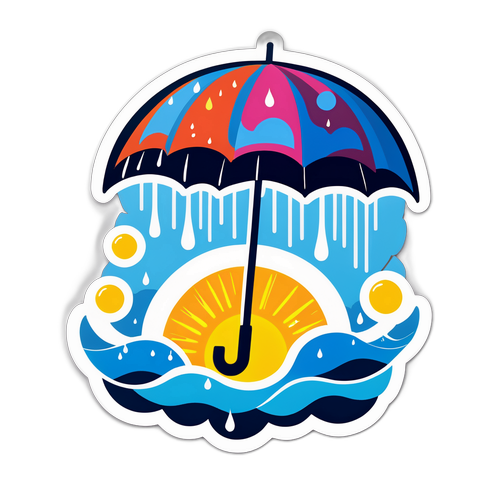 Stiker Cuaca: Banjir Hari Ini