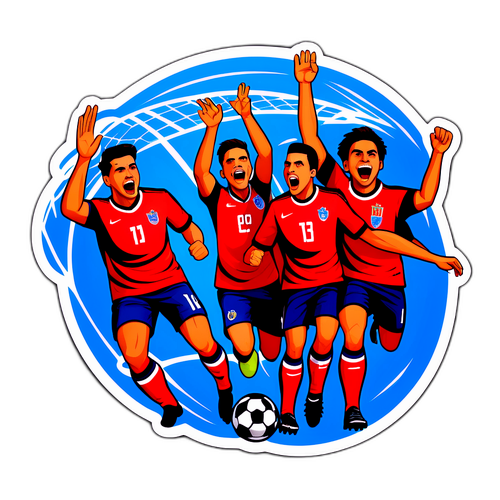 חגיגת גול דרמטית בכדורגל