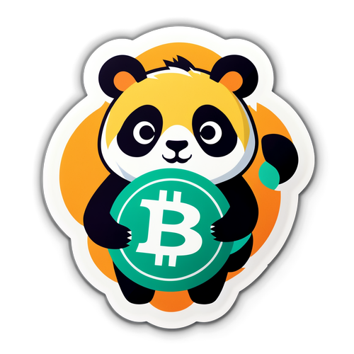 Retro Bitpanda Aufkleber