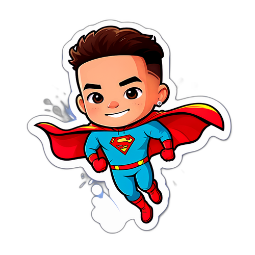 Ederson als Superheld met Cape
