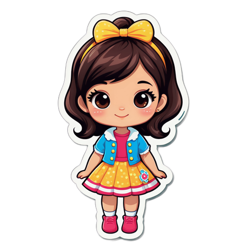 Schattige Dorothée Sticker