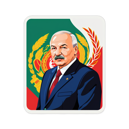 Revolta Națională: Stickerul Care Îi Împăciuiește Pe Oponenți! Aleksandr Lukashenko În Acțiune