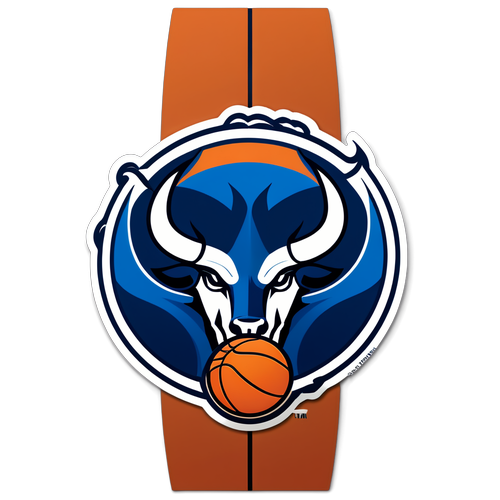 Sumabog na Estilo: Dallas Mavericks Sticker na May Basketball at Bituin!