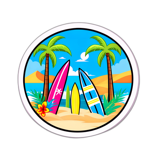 Σκηνικό τροπικής παραλίας