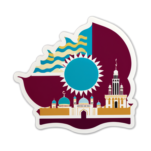 Sumasabog na Kulay ng Qatar: Huwag Palampasin ang Makasaysayang Sticker na Ito!