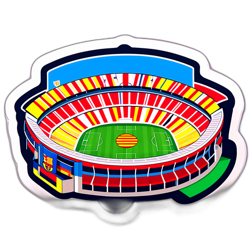 สติกเกอร์สนามกีฬาบาร์เซโลนา