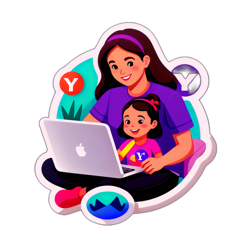 親子で楽しむYahooのロゴと検索