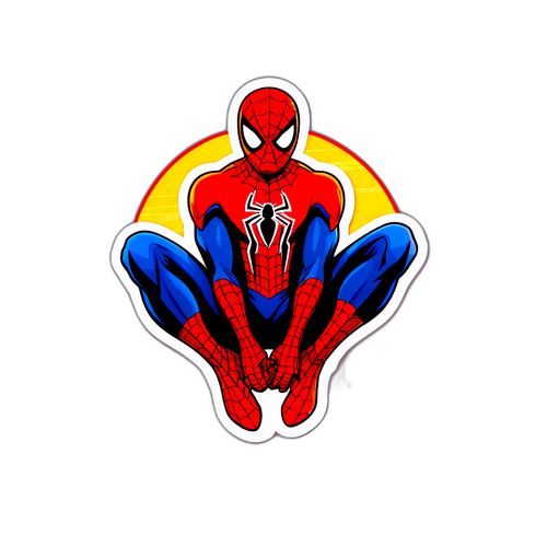 Spider-Man vid Skyskrapa
