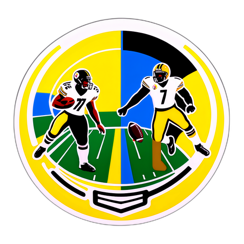 Football Field Sticker: Steelers vs. Opponent