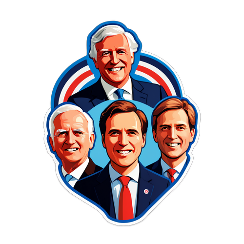 Un Design Captivant pour le Débat de la Colombie-Britannique : Les Visages des Leaders en Clash Visuel!