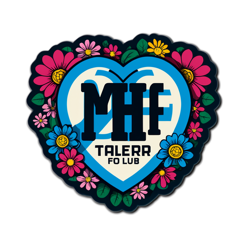 Upplev Malmö FF:s Passion: MFF - Vårt Hjärta i En Blomstrande Design!