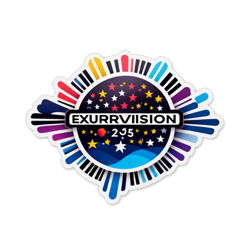 Autocollant de Vinyle Eurovision 2025