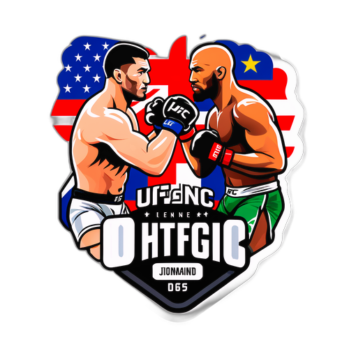 สติกเกอร์ UFC คู่ต่อสู้จากประเทศต่างๆ